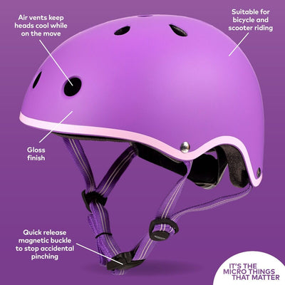 Micro Deluxe Helmet Purple