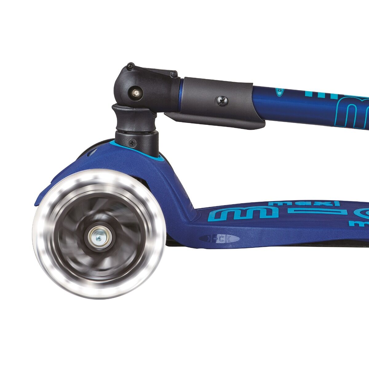 MAXI MICRO LED DELUXE FOLDABLE SCOOTER BLUE