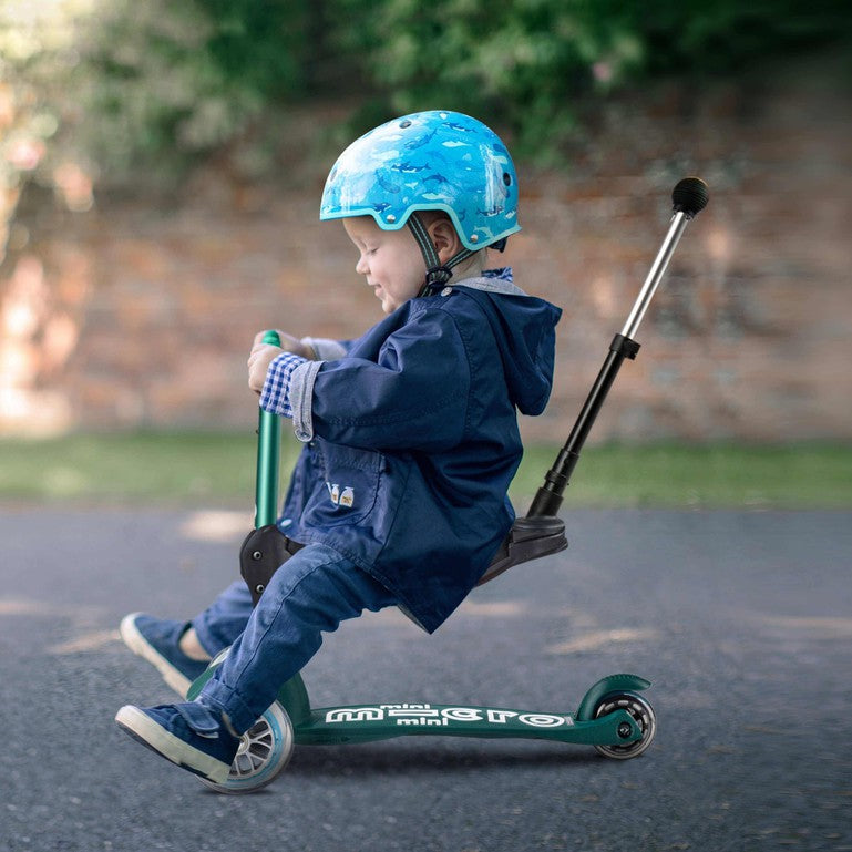 MINI MICRO 3IN1 DELUXE PLUS ECO SCOOTER : GREEN