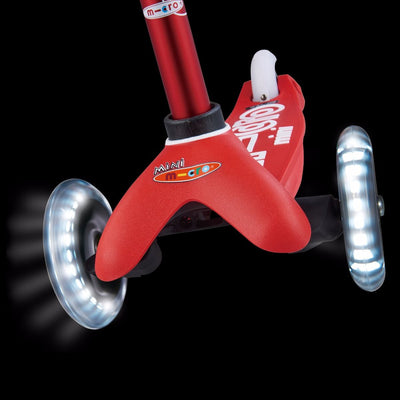 MINI MICRO LED DELUXE SCOOTER (RED)
