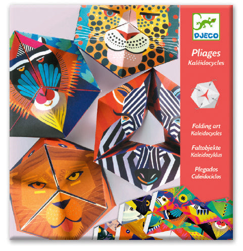 Djeco Folding Art Kaleidocycles: Flexanimals