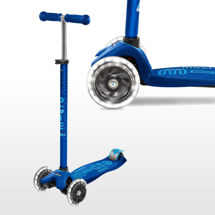 Maxi Micro LED Deluxe Scooter (Blue)
