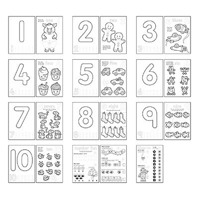 Orchard Number Colouring Book