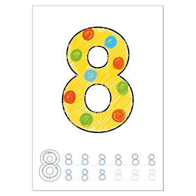 Orchard Number Colouring Book