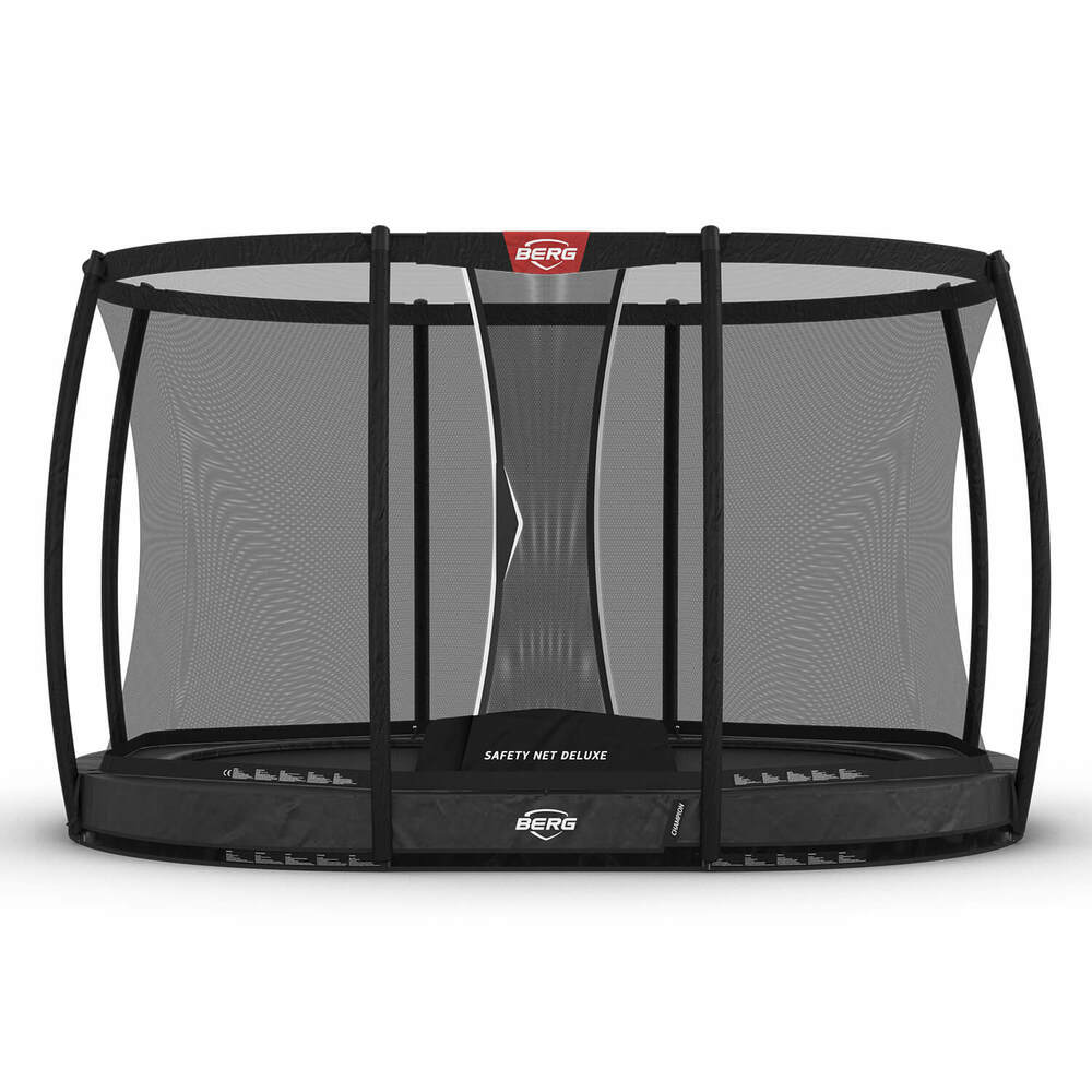 BERG Grand Champion 11.5 x 8ft InGround Trampoline + Safety Net Deluxe