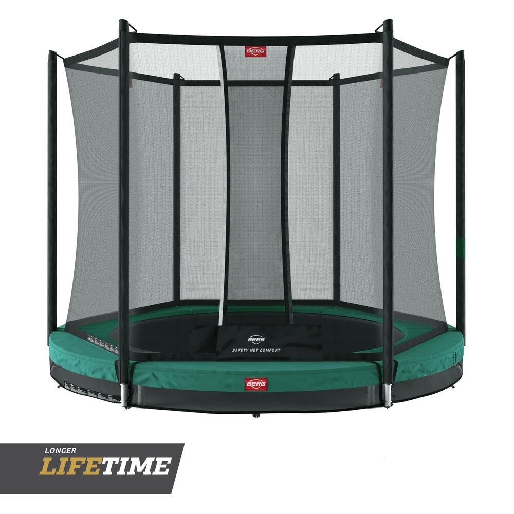BERG Favorit 11ft InGround Trampoline Comfort Net Nimble Fingers