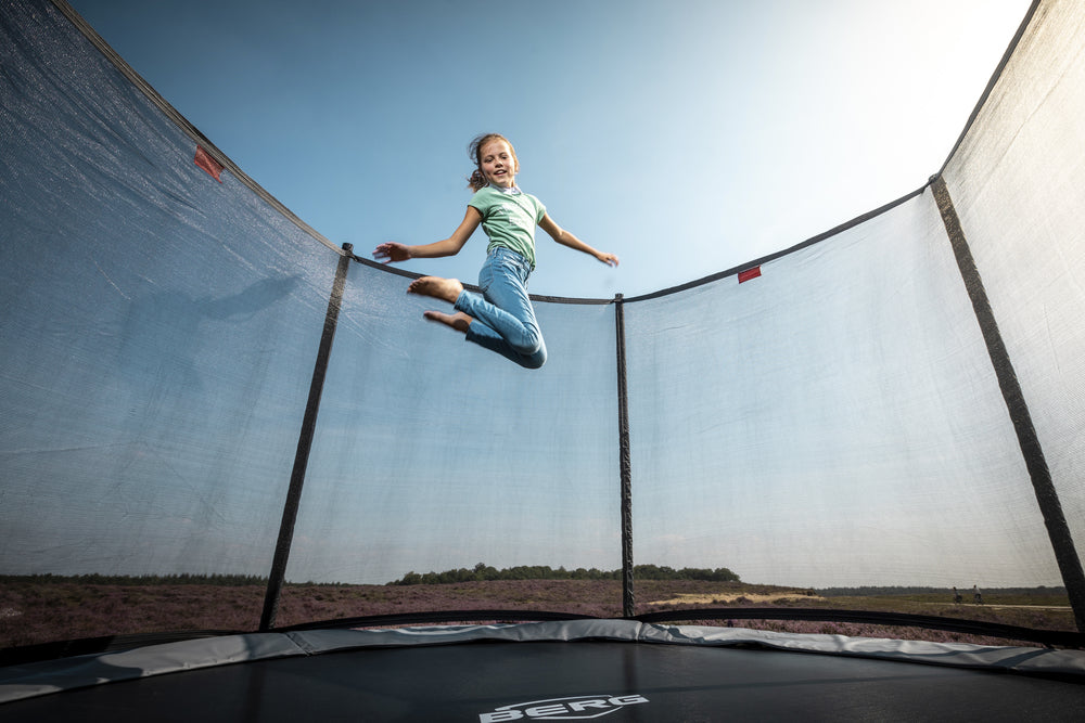 BERG Favorit 9ft Trampoline + Safety Net Comfort