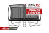 BERG Ultim Champion 16.5 x 10ft Trampoline + SAFETY NET DLX XL + Ladder