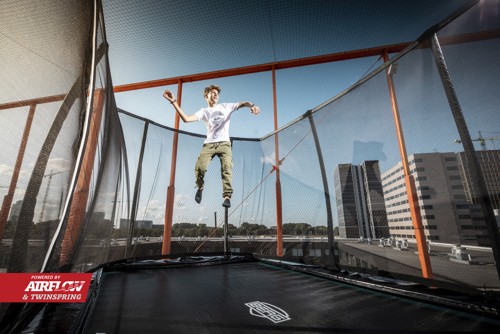 BERG ULTIM ELITE REGULAR 16.5ft x 10ft + SAFETY NET DLX XL + LADDER