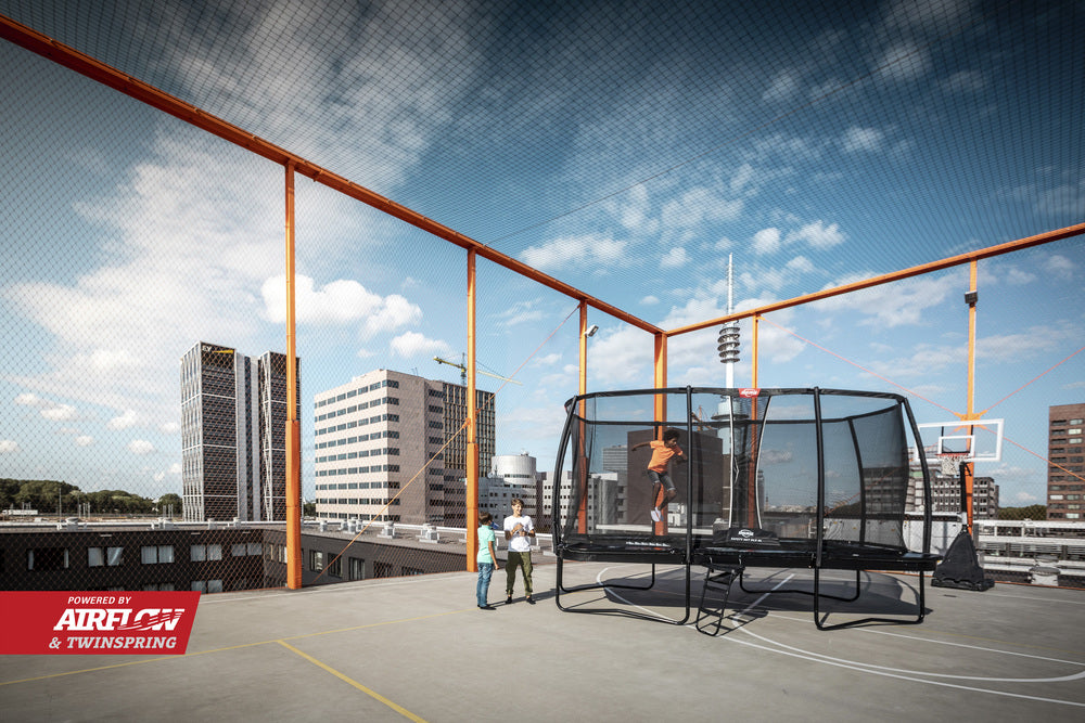 BERG ULTIM ELITE REGULAR 16.5ft x 10ft + SAFETY NET DLX XL + LADDER