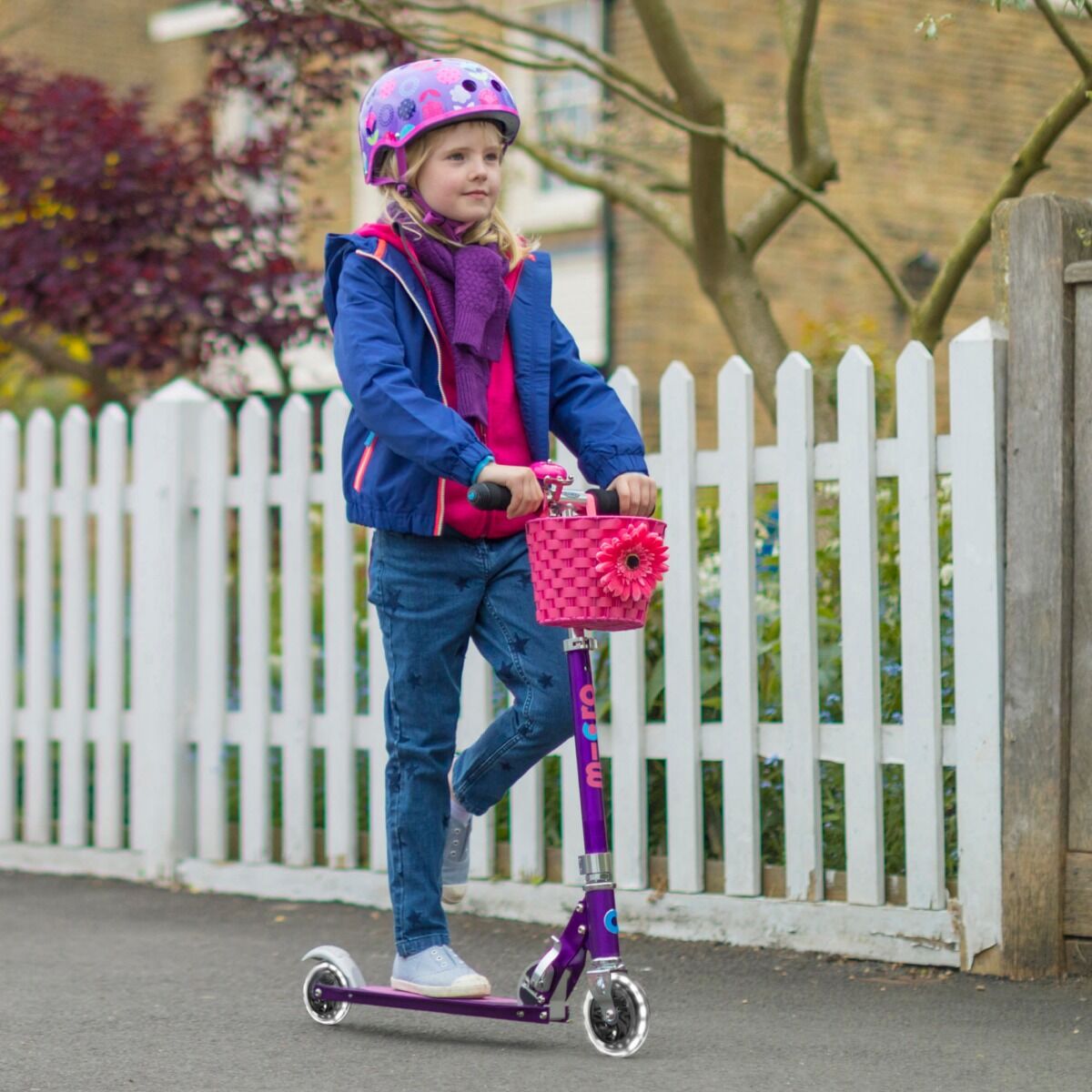 Micro Sprite LED Scooter (Purple)