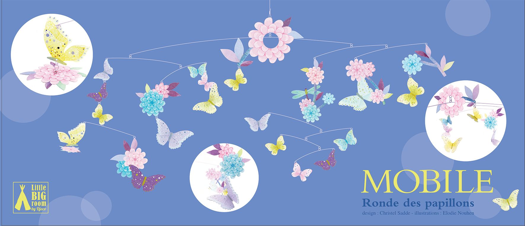 DJECO MOBILE: BUTTERFLY TWIRL