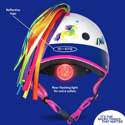 Micro Deluxe Helmet 3D Unicorn