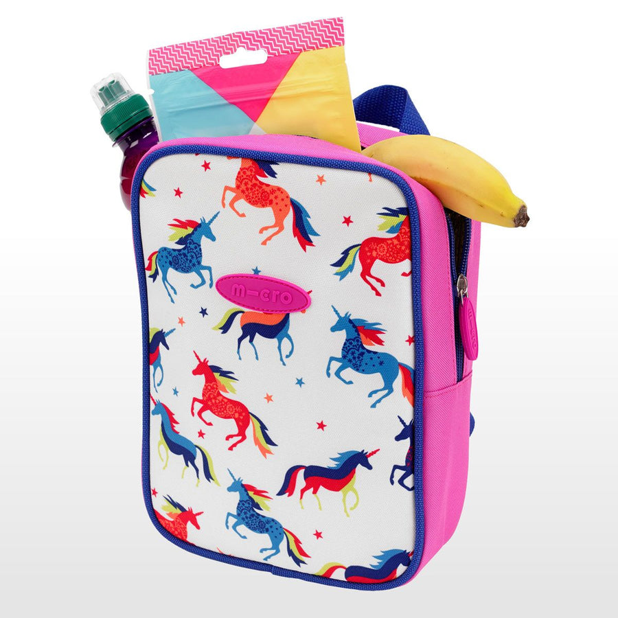 Micro Eco Lunch Bag: Unicorns (ZIP)