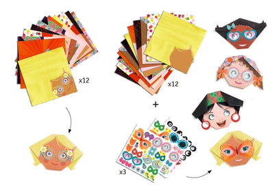Djeco Origami: Pretty Faces (4-8yrs)