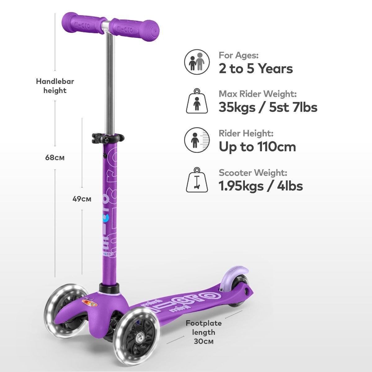 Mini micro deluxe discount scooter purple