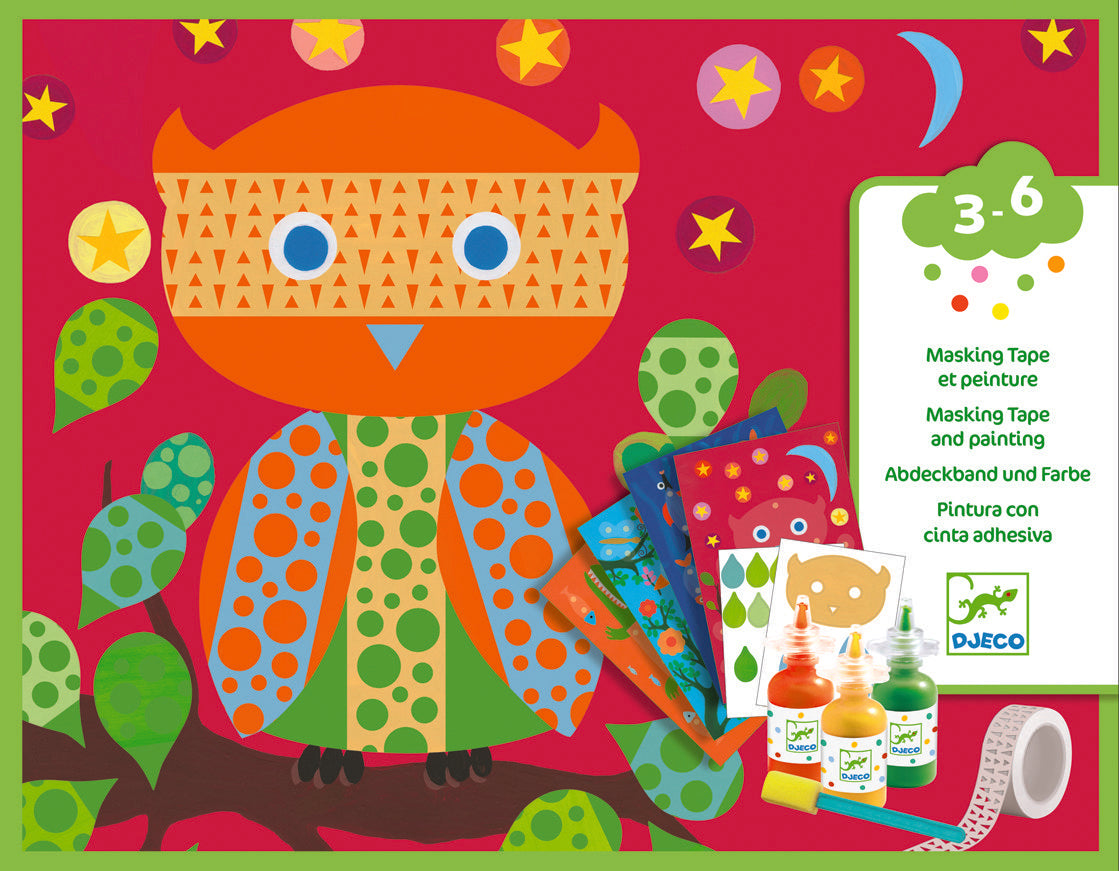 Djeco Masking Tape & Painting: Oh It's Magic (3-6yrs)
